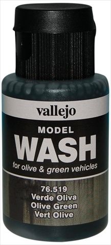 Vallejo Paint 76519 Model Wash Olive Green&#44; 35 ml