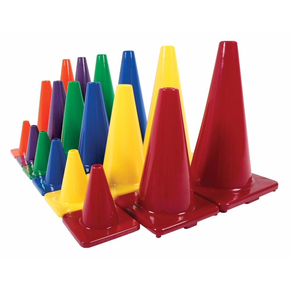 Poly Enterprises 006763 6 In. Classic Game Cones &#44; Set Of 6