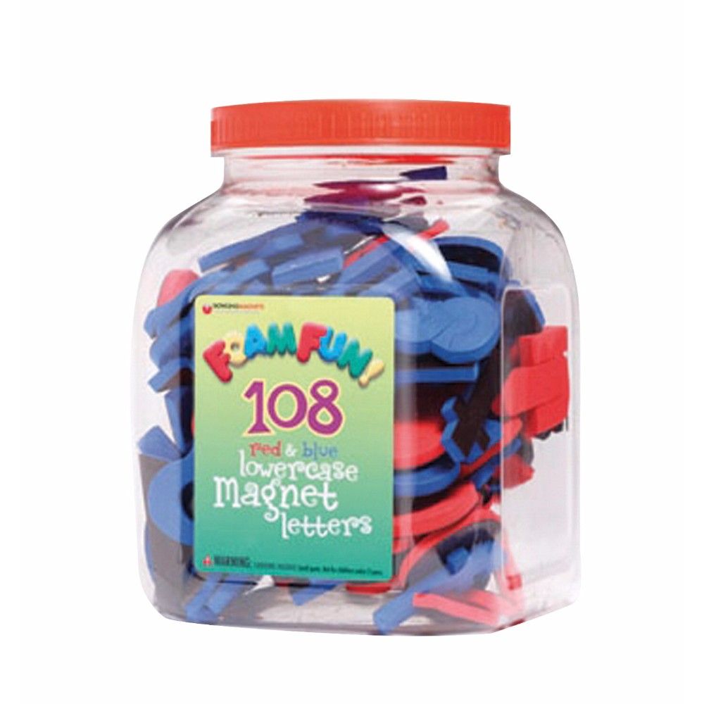 Dowling Miner Magnetics 076738 Miner Foam Fun Magnetic Letters&#44; Lowercase&#44; Set - 108