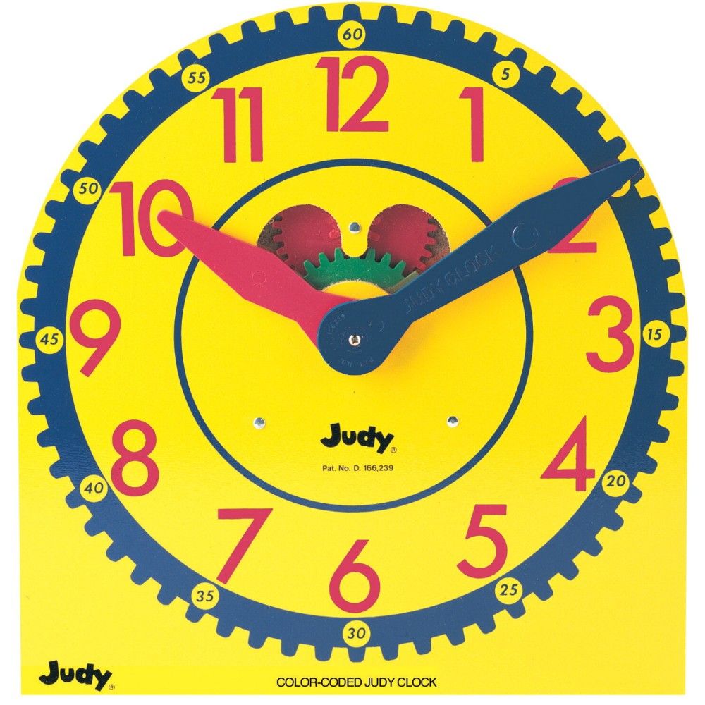 Judy Instructo 078418 Color-Coded Judy Clock