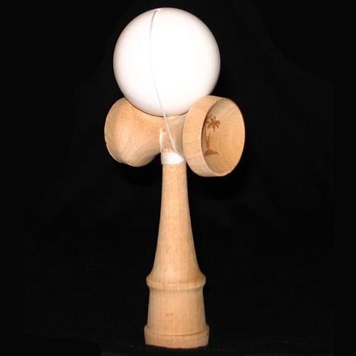 Bahama Kendama BKBMN-WH Solid Color Kendama&#44; White