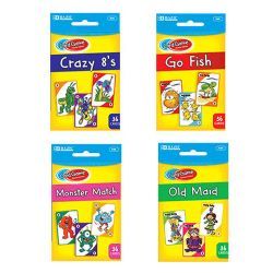 Deluxe Buy 104-545 Childrens Card Games Assorted Card Games - Pack Of 72