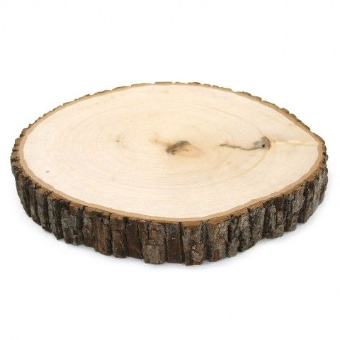 Koyal 424498 Reversible Cake Stand Wood Slabs