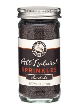 Pepper Creek Farms 300A All Natural Chocolate Sprinkles - Pack of 12