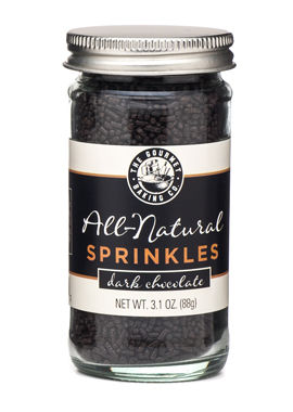Pepper Creek Farms 300B All Natural Dark Chocolate Sprinkles - Pack of 12
