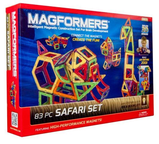 MAGFORMERS 63105 Geometric Safari 83 Piece Set for sale online 