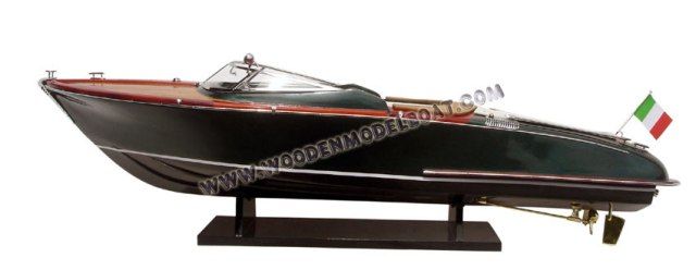 Gia Nhien SB0007P Riva Aquariva Wooden Model Speed Boat