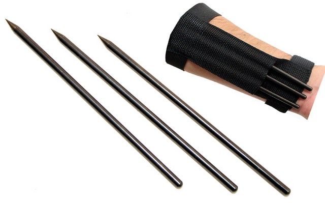 5916 Throwing Spike Darts with Wrist Strap&#44; 6 in.
