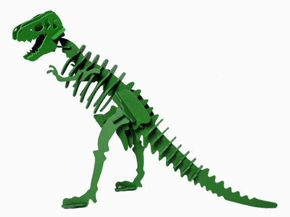 Boneyard Pets REX-KGRE T-Rex Dinosaur 3D Puzzle&#44; Green