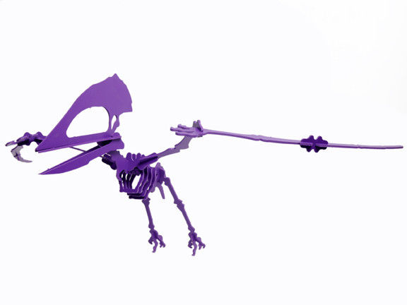 Boneyard Pets TUP-KPUR Tupuxuara Dinosaur 3D Puzzle&#44; Purple