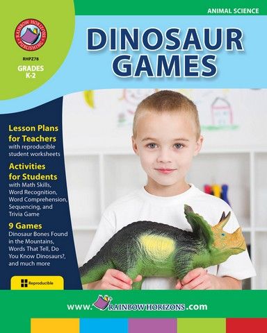 Rainbow Horizons Z78 Dinosaur Games - Grade K to2
