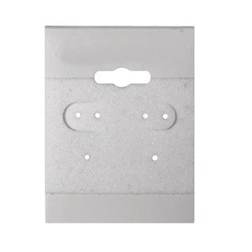 Dlux Jewels White Earrings Cards&#44; 1.5 in.
