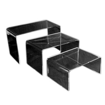 Dlux Jewels Clear Acrylic Riser&#44; 5.37 in.