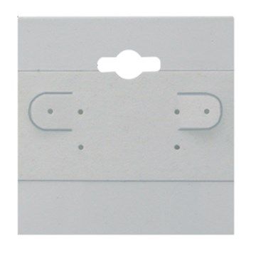 Dlux Jewels Earrings Cards 2 x 2 Plastic with Velour Flocking
