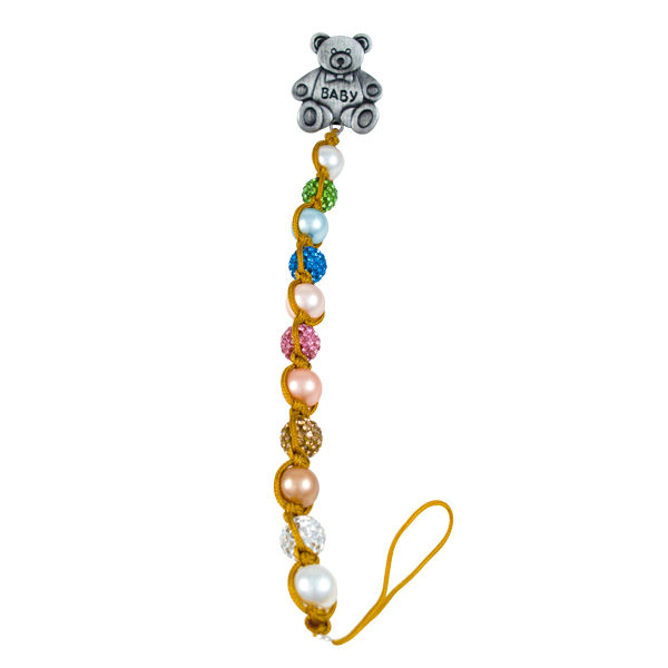 Dlux Jewels Baby Pacifier Clip
