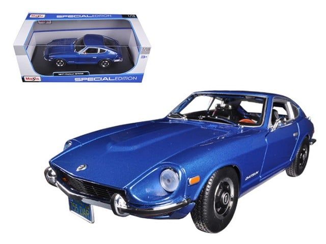 1971 Datsun 240Z Blue 1-18 Diecast Car Model