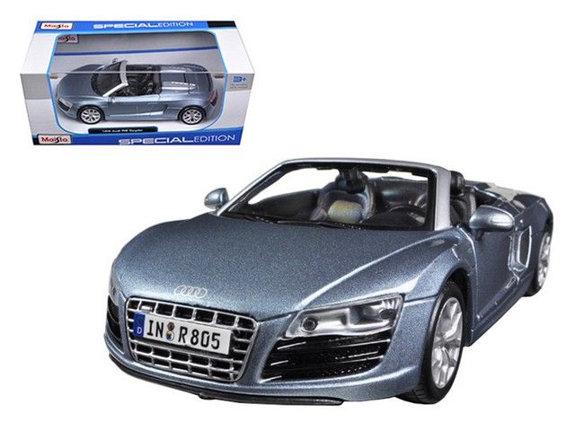 Maisto 31204bl Audi R8 Spyder Blue 1 24 Buy Online In Cayman Islands At Desertcart - audi r8 v10 engine 2 roblox