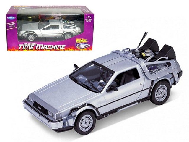 delorean diecast model