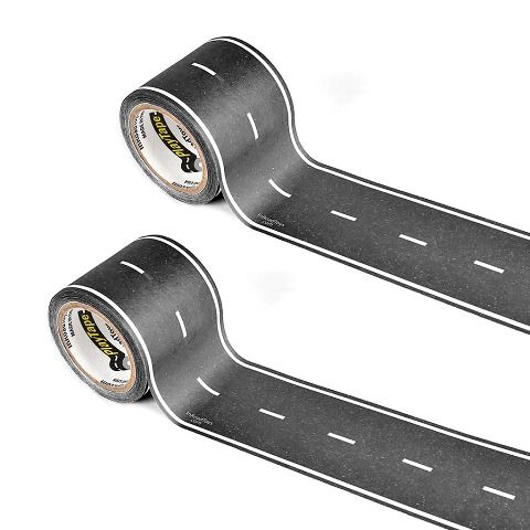 PlayTape IRT02263 30 ft x 2 in. Classic Road Series Bundle - Black &#44; Pack of 2