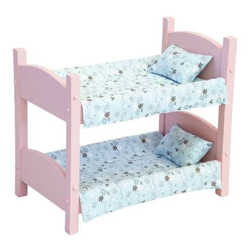 wooden doll bunk beds