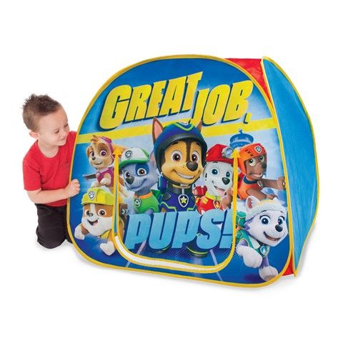 paw patrol playhut tent and tunnel