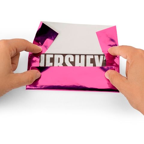 Foilman Foil Fuschia 6 x 7.5 Candy Bar Wrappers&#44; Fuschia - Pack of 100