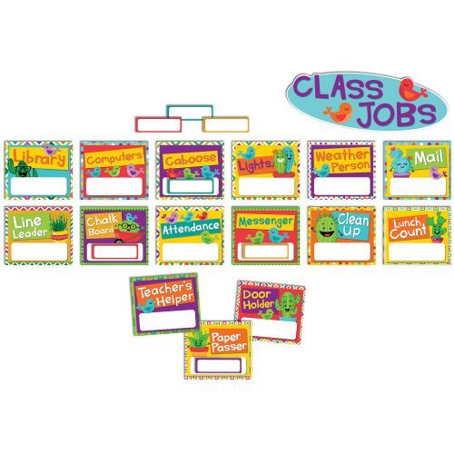 Eureka Manufacturing EU-847772 Sharp Bunch Job Chart Mini Bulletin Board Set