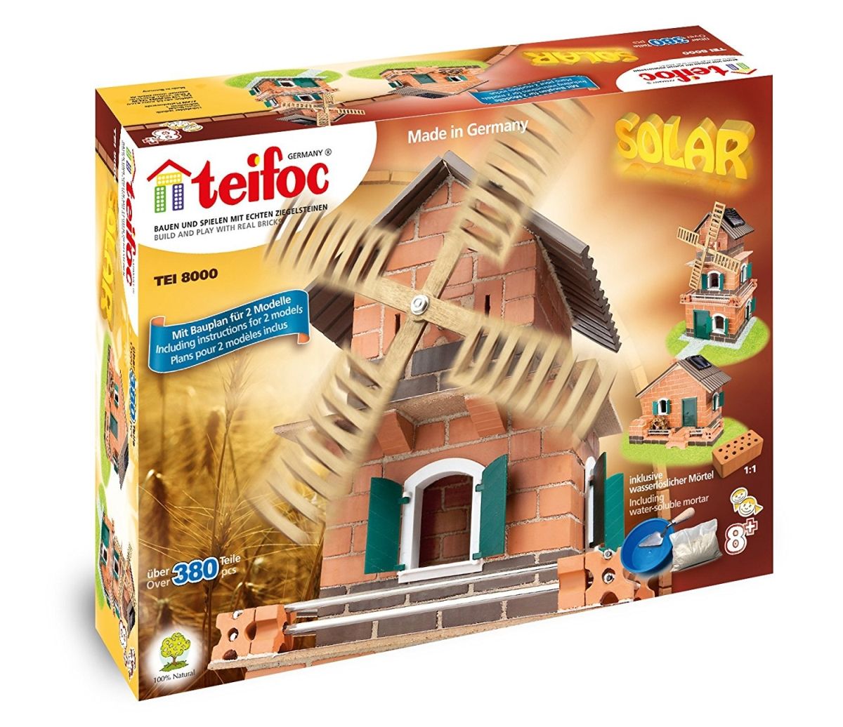 Eitech 8000 Teifoc Solar House Windmill-380+ Pcs. Pack of 3