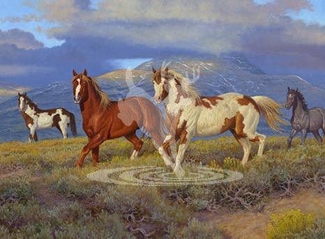 Reflective Art RAI50095 Wild Horses Puzzle
