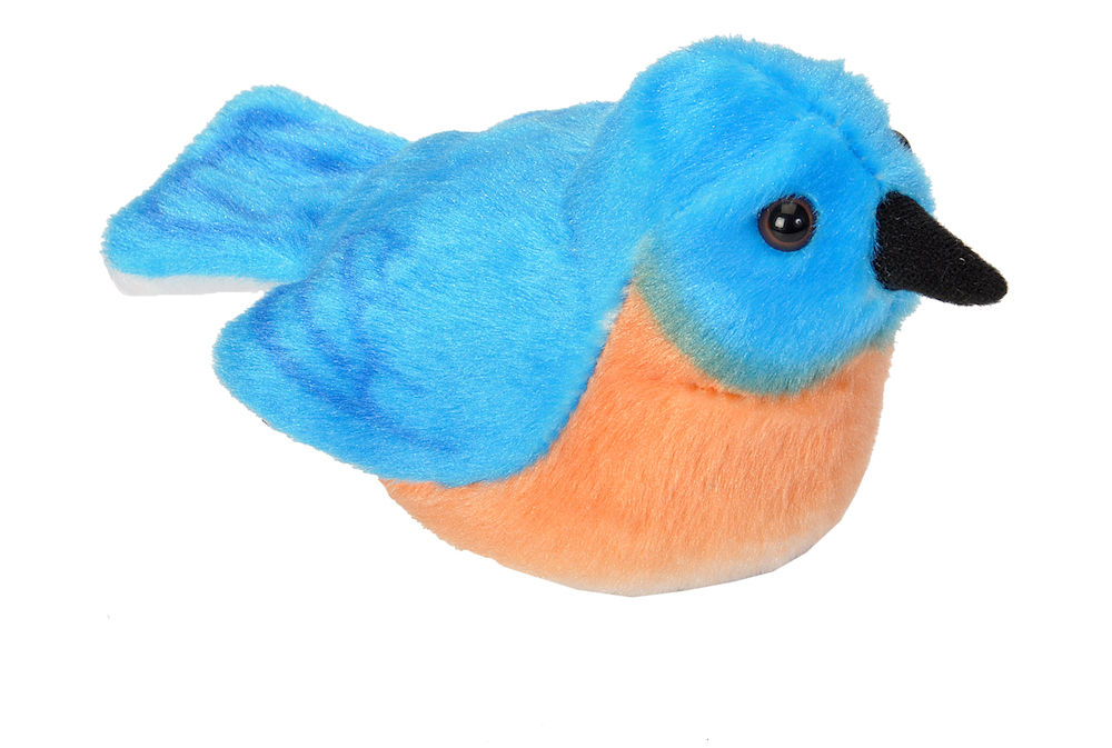 Wild Republic WR18230 Bluebird Stuffed Animal With Sound - 5 in.