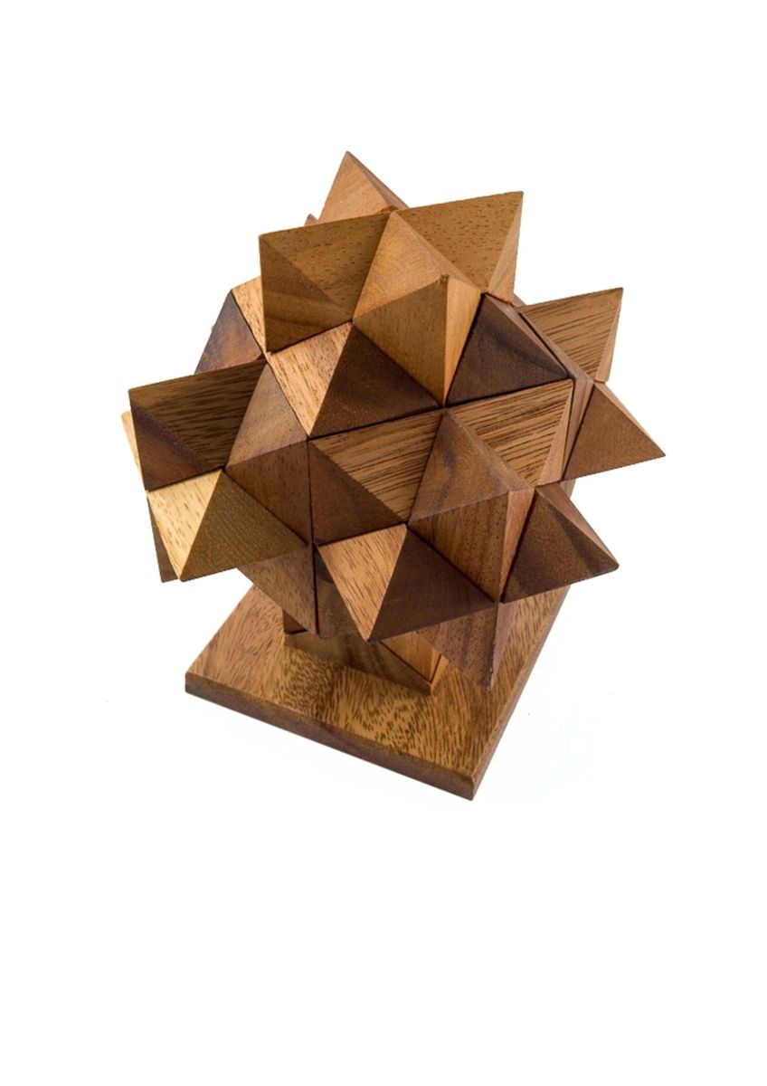 Gaya Game 708M 24 Piece Double Giant Star Puzzle Box&#44; Medium