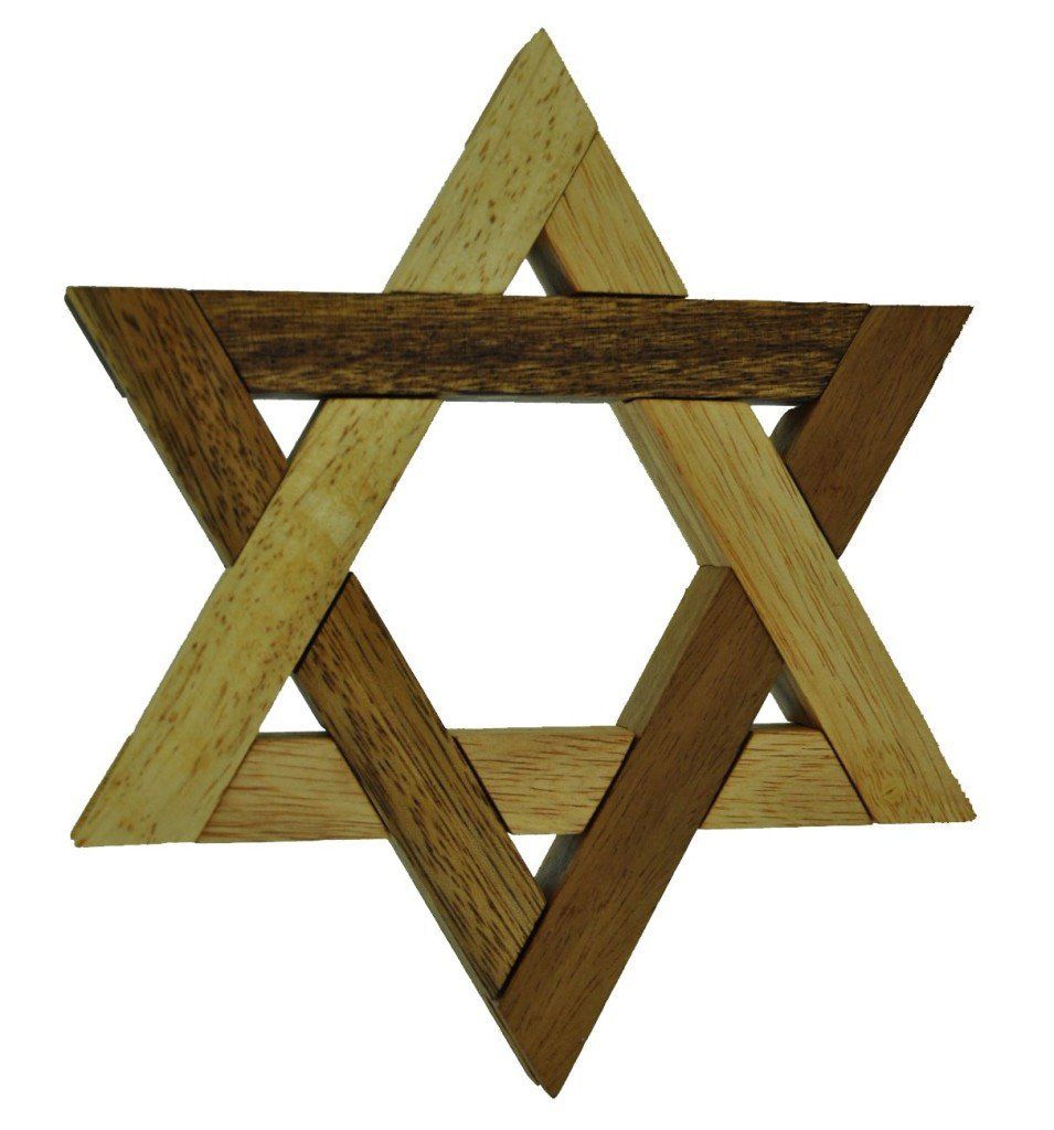 Gaya Game 786 6 Star of David interlock Puzzle Box