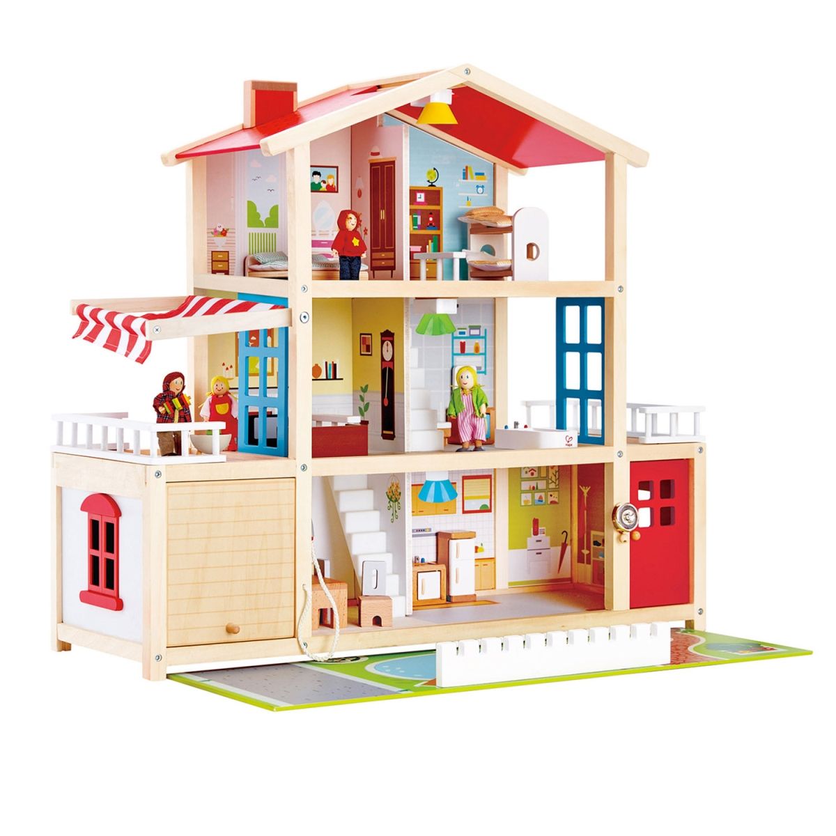 doll family mansion hape