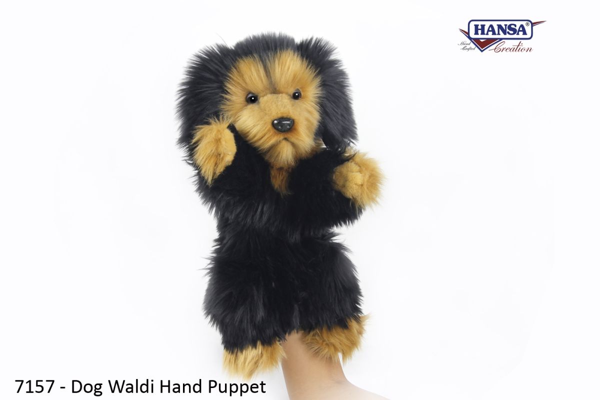 Hansa 7157 13.7 in. Puppy Puppet