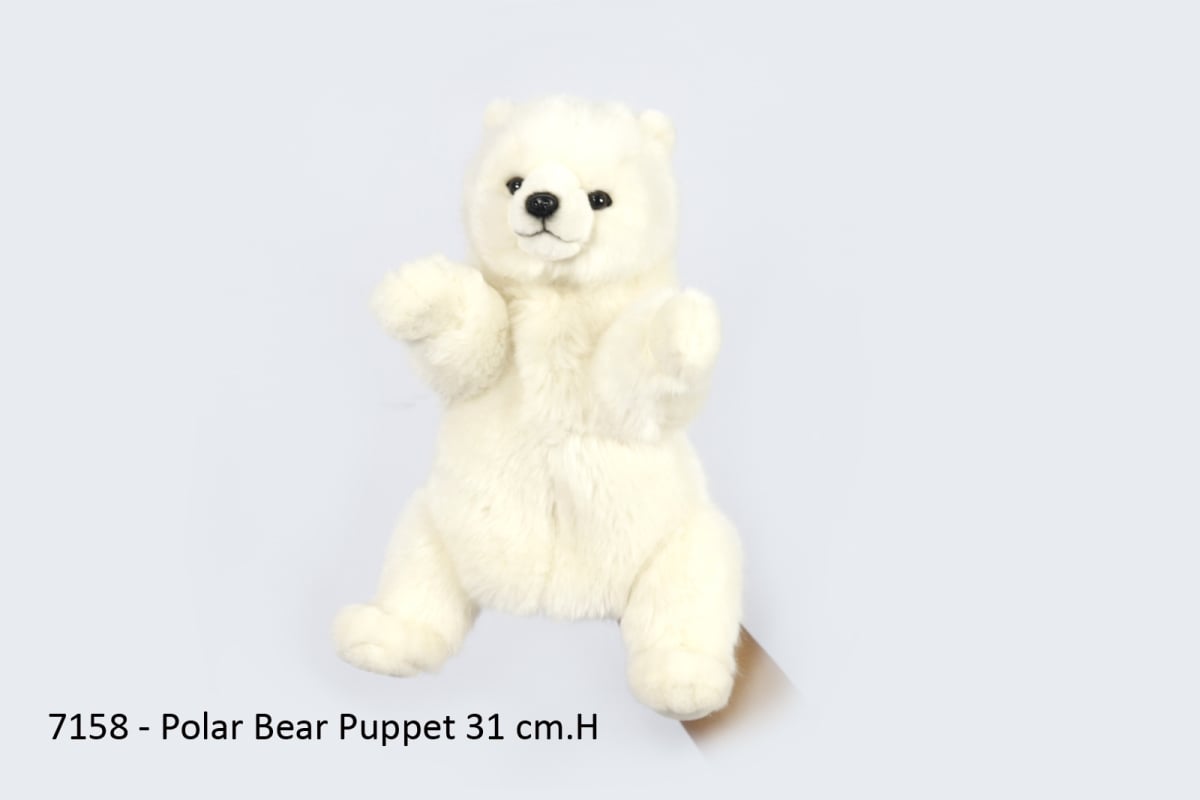 Hansa 7158 Polar Bear Cub Puppet