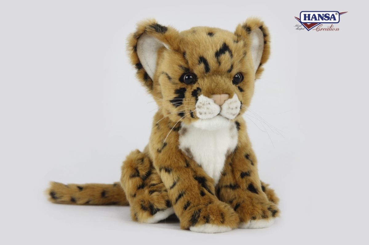 Hansa 7288 17 cm Jaguar Cub&#44; Brown