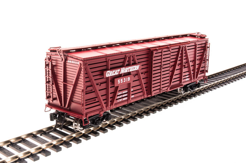 Broadway Imports BLI2687 HO Great Northern Cattle Car&#44; Pack of 4