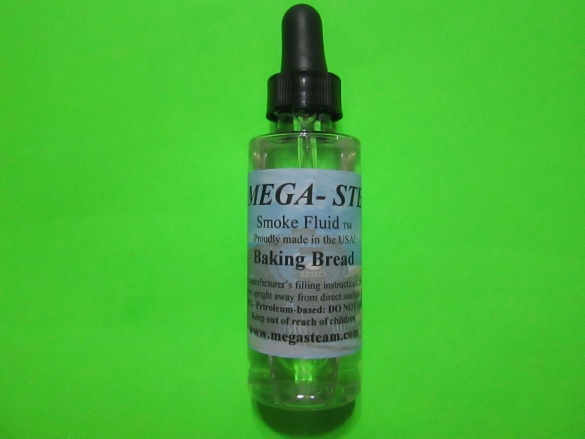 JT&apos;s Mega-Steam Smoke JTS123 2 oz Mega Stream Train Smoke Fluid - Baking Bread