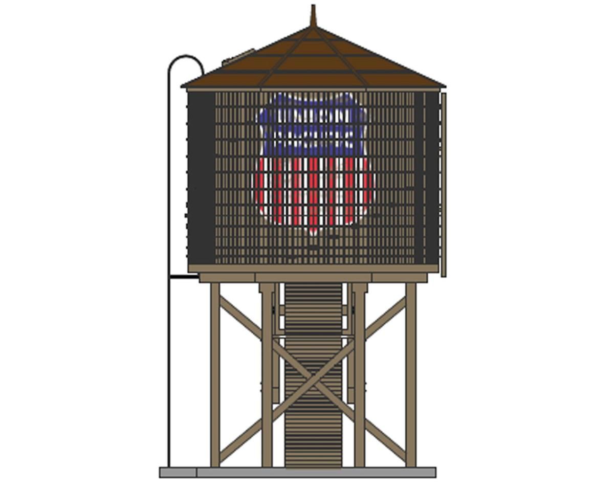 Broadway Limited Imports BLI6095 HO-Scale Operating Water Tower with Sound & UP Logo - Weathered Brown