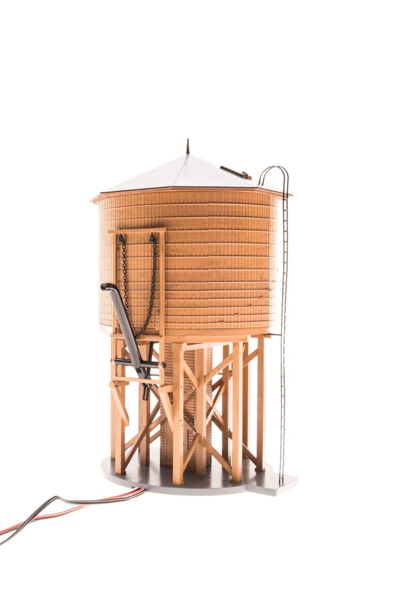 Broadway Limited Imports BLI6141 O-Scale Operating Water Tower with Sound&#44; Weathered-Brown