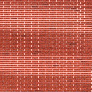 Sandhill Marketing PDK101 Model Building Materials - Brick&#44; Red