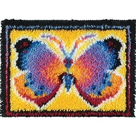 Latch Hooking Kit - Butterfly - Imagination Toys