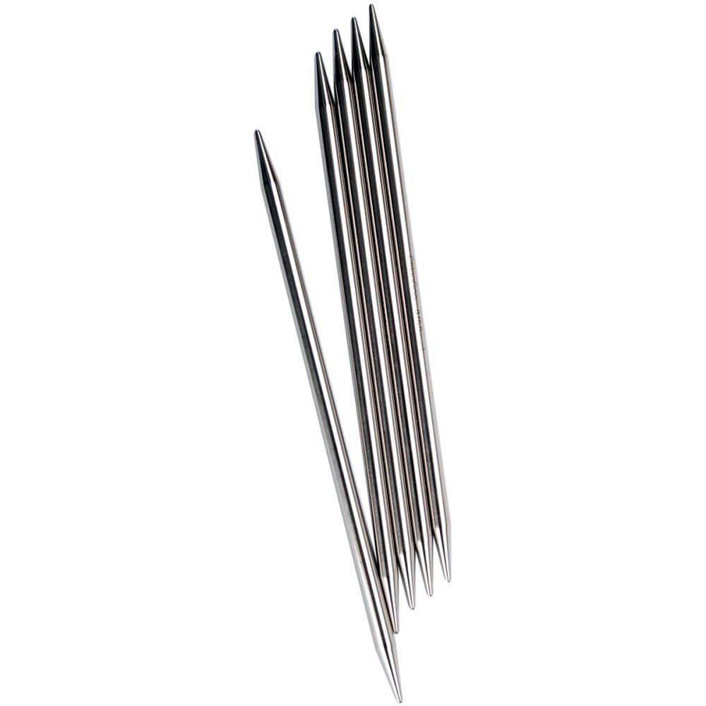 ChiaoGoo 6006-6 6 in. Double Point Stainless Steel Knitting Needle - Size 6