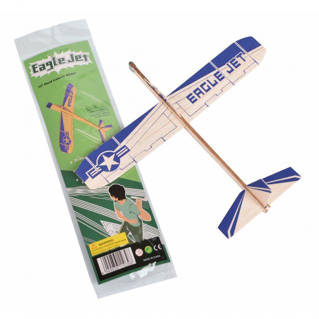 Be Amazing Toys Z001 12 in. Balsa Hand Launch Plane Cadet Kit