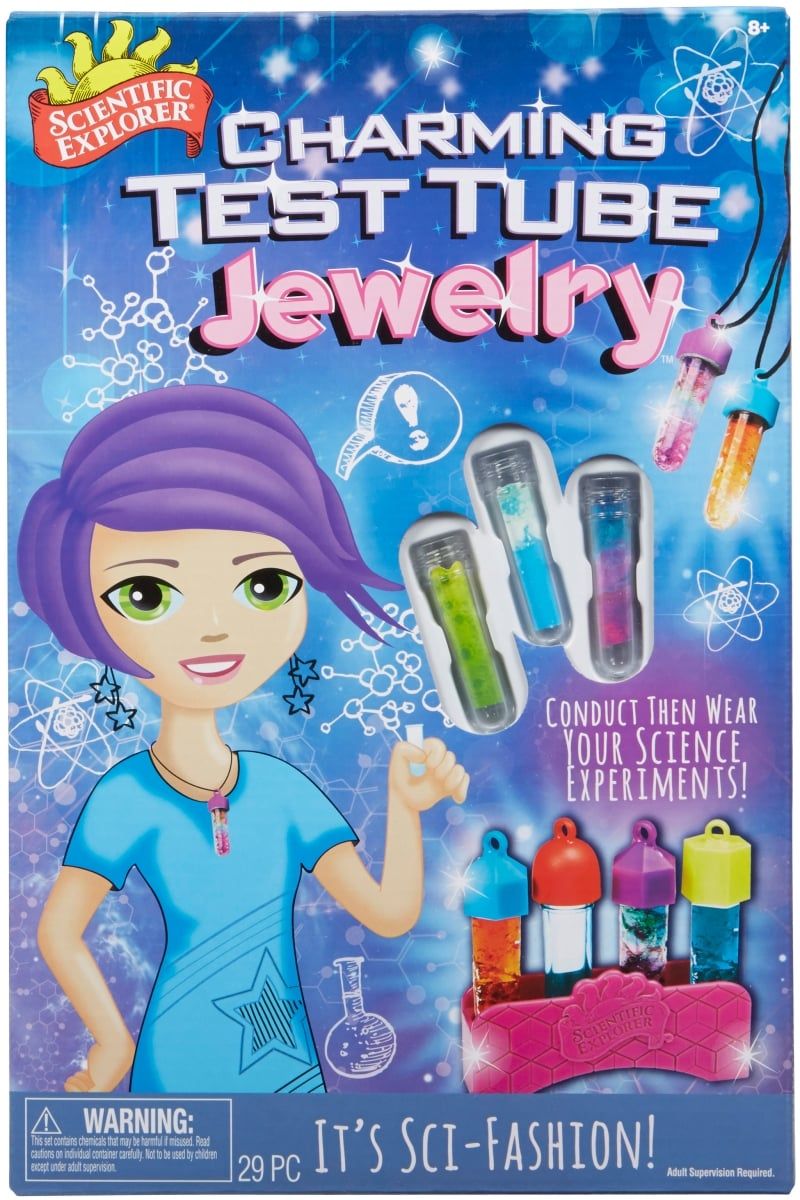 Slinky 810190 Scientific Explorer Charming Test Tube Jewelry