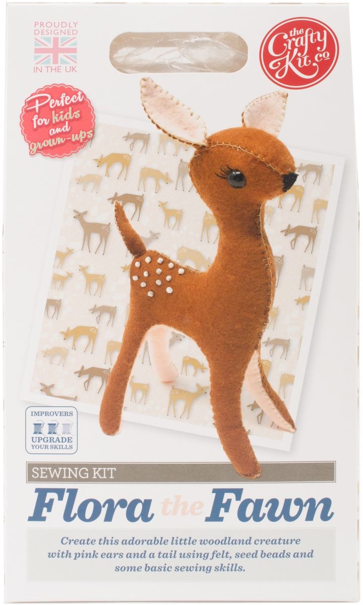 The Crafty Kit SK-0392 Sewing Kit-Flora The Fawn