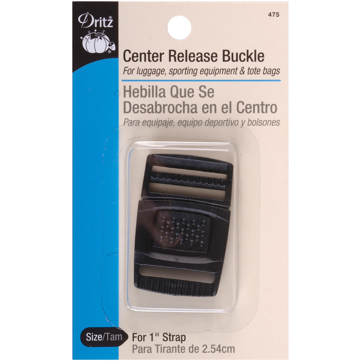 center release buckle