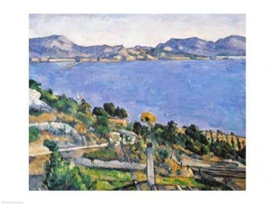 Posterazzi BALXIR19155 LEstaque View of The Bay of Marseilles Poster Print by Paul Cezanne - 24 x 18 in.