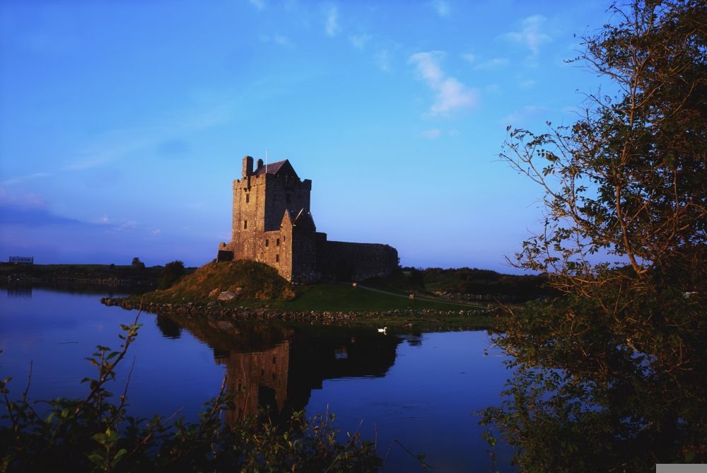 Posterazzi DPI1808685 Dunguaire Castle Co Galway Ireland - 16th Century Tower House On Galway Bay Poster Print by The Irish Image Collection&#44; 18 x 12