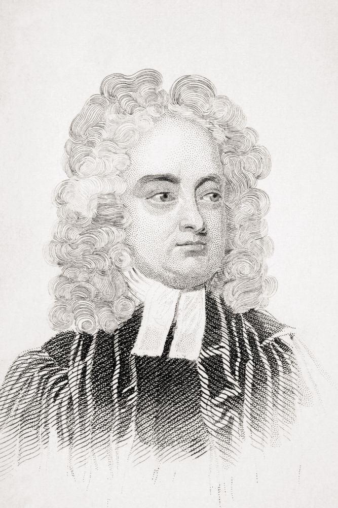 Posterazzi DPI1855390LARGE Johnathon Swift Pseudonym Isaac Bickerstaff 1667-1745 Anglo-Irish Author From Old Englands Worthies by Lord Brougham Poster Print&#44; Large - 22 x 34